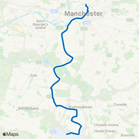 Metrolink Victoria - Airport map