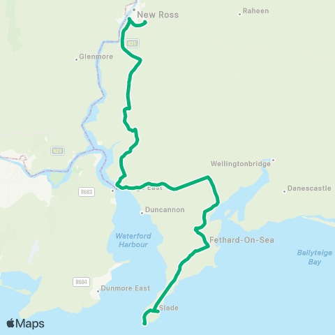 TFI Local Link Hook Head - New Ross map