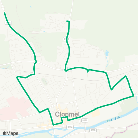 TFI Local Link Crann Ard - Ard Gaoithe Business Park map