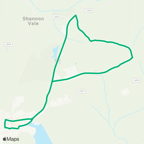 TFI Local Link Clonakilty - Technology Park map