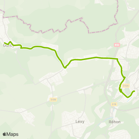 TGL Ville Houdlémont-Longwy-Bas map