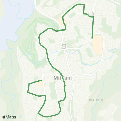 TheBus Mililani South map