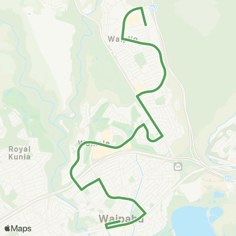 TheBus Waipahu-Waikele Shopping Center map
