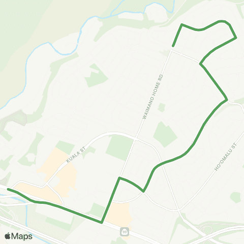 TheBus Momilani-Pearl Highlands map