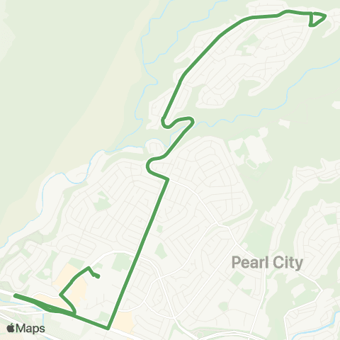 TheBus Pacific Palisades map