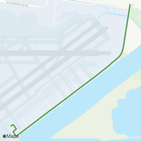 TheBus Ahua-Lagoon Drive map