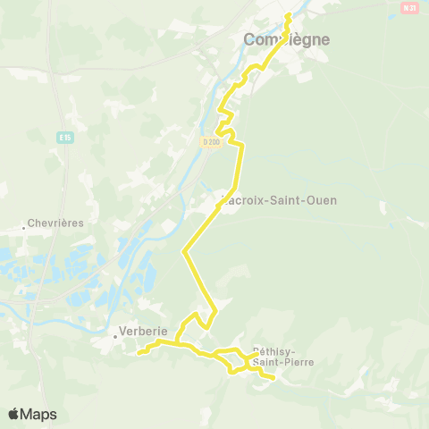 AlloTIC - TAD Compiègne-St Vaast de Longmont map