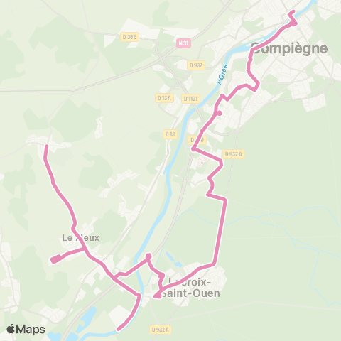 AlloTIC - TAD Jonquières-Compiègne map