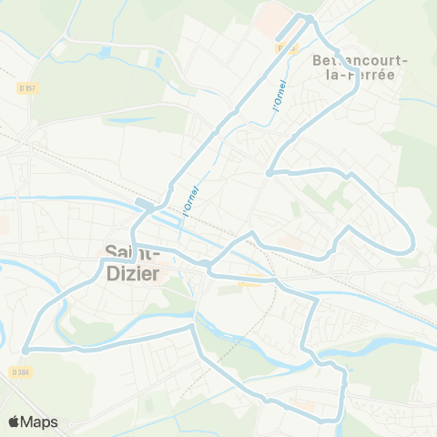 Ticéa Hôp. - Alizé - Chêne - St-Amand - Gares - Hôp. map