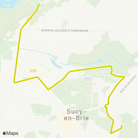 Île-de-France Mobilités Collège du Fort <> Les Berges map