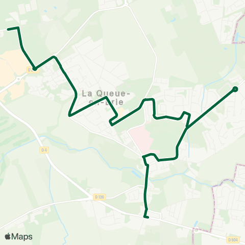 Île-de-France Mobilités Petit Caporal <> Lycée Champlain map