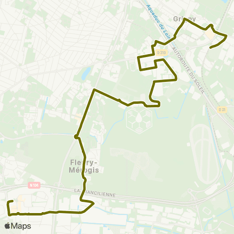 Île-de-France Mobilités ZI Croix Blanche <> Tuileries map