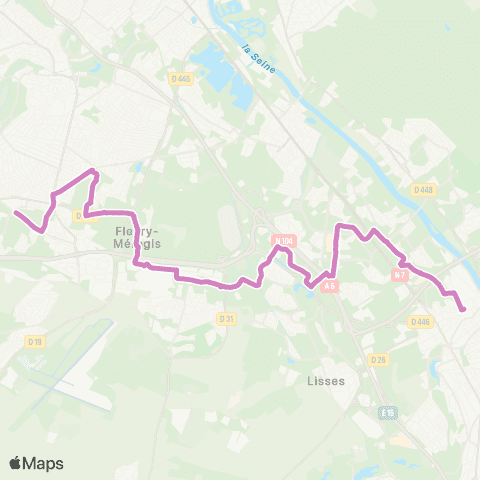 Île-de-France Mobilités Gare de Corbeil-Essonnes Zola <> Rue Berlioz map