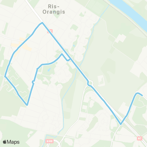 Île-de-France Mobilités Champs Elysées - Grand Bourg <> Sacré Coeur map