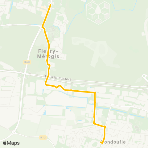 Île-de-France Mobilités Rue des Clos <> Résidence map