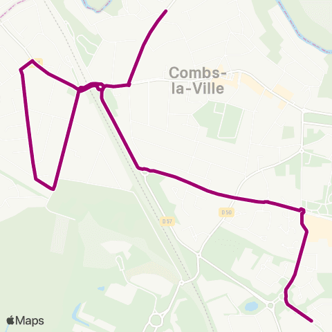 Île-de-France Mobilités Lycée Jacques Prévert <> ZAC de la Couture map