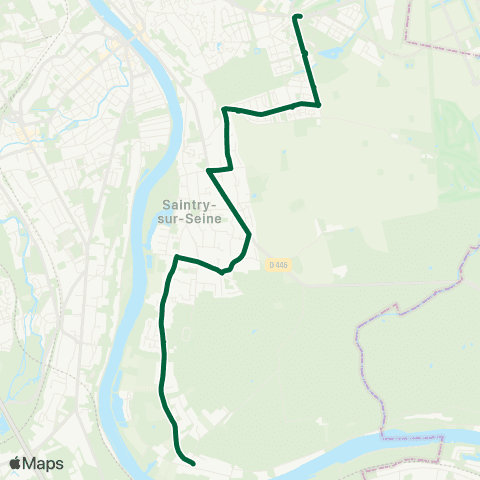 Île-de-France Mobilités Le Fresne <> Mairie map