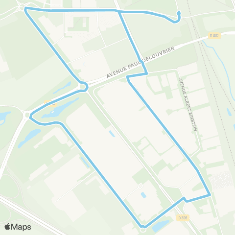 Île-de-France Mobilités Gare de Lieusaint - Moissy <> Gare de Lieusaint - Moissy map