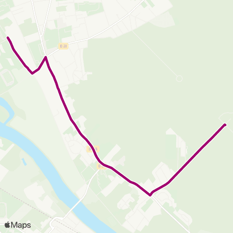 Île-de-France Mobilités Collège Delacroix <> Ermitage map