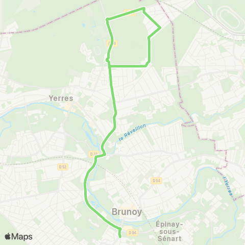 Île-de-France Mobilités Talma <> Royale map