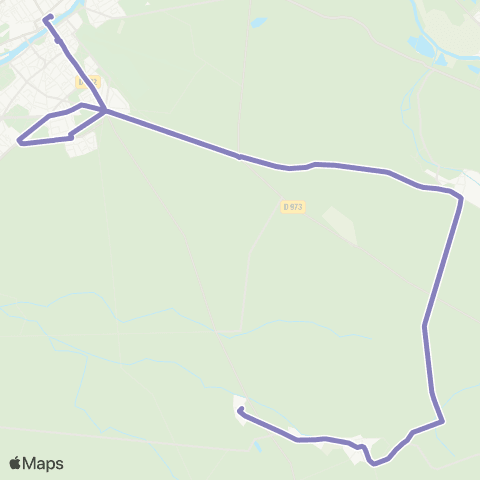 TIC - Réseau interurbain Compiègne - Saint Jean aux Bois map