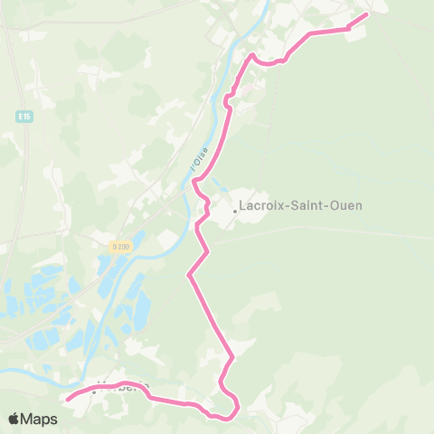 TIC - Réseau interurbain Compiègne - Verberie map