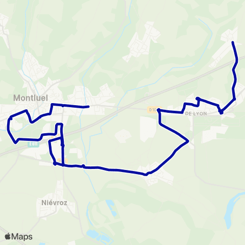 TICO TICO Bus 3CM map