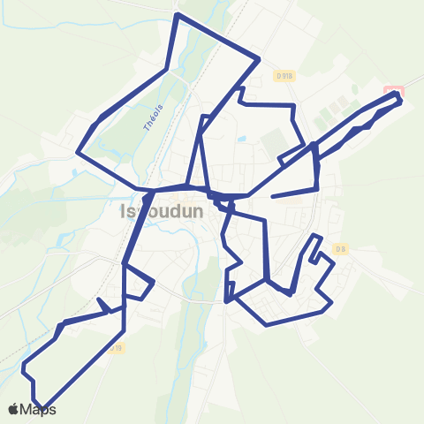 TIG Transport Issoudun Gratuit map