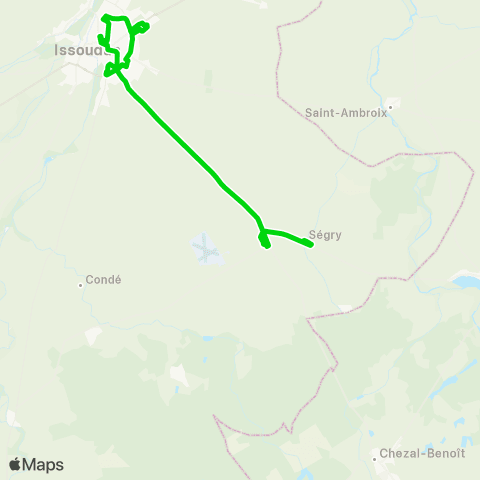 TIG Transport Intercommunal Gratuit Rural n°3 map