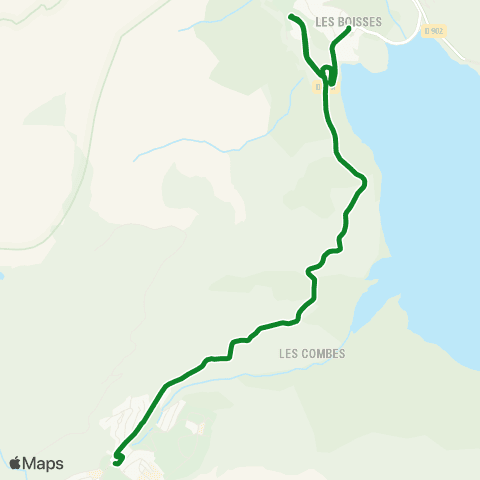 Navettes Station Tignes Circuit Tignes 1800 map