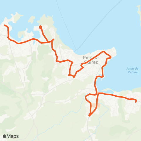 TILT Louannec - St-Quay-Perros - Perros-Guirec - Trégastel map