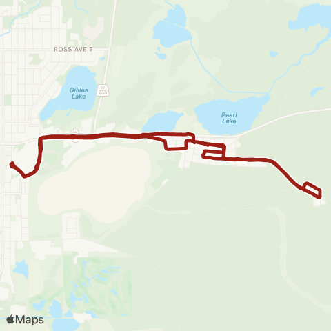 Timmins Transit Schumacher map