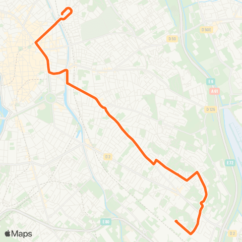 Tisséo Marengo - SNCF / Gonin map