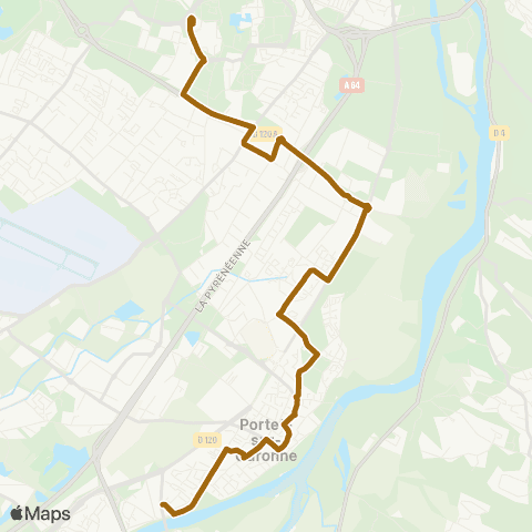 Tisséo Basso Cambo / Portet H. Boucher map