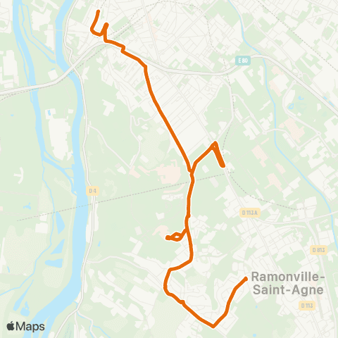 Tisséo Empalot / Gleyze-Vieille map