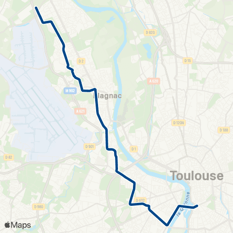 Tisséo Palais de Justice / MEETT map