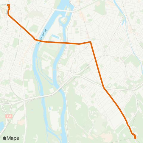 Tisséo Université Paul Sabatier / Arènes map