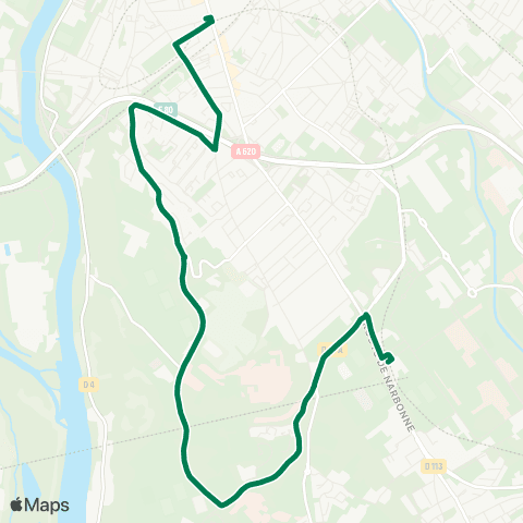 Tisséo St Agne - SNCF / Uni Paul Sabatier map