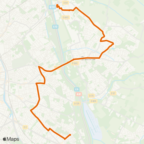 Tisséo Balma - Gramont / La Terrasse map