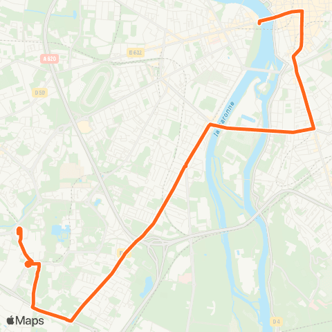 Tisséo Basso Cambo / Cours Dillon map