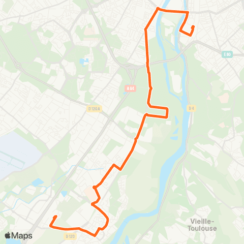 Tisséo Empalot / Portet Gare SNCF map