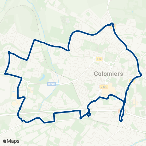 Tisséo Colomiers Gare SNCF / Colomiers Gare SNCF map