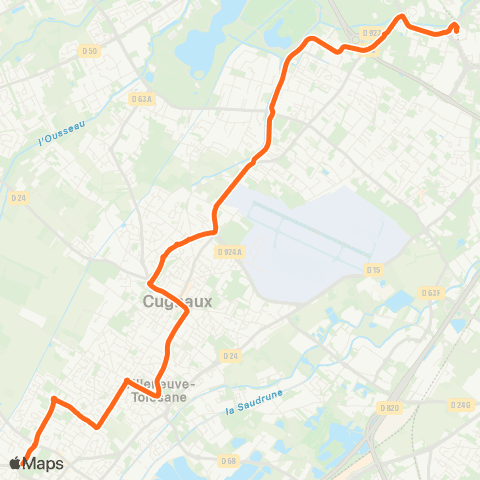 Tisséo Basso Cambo / Frouzins Complexe Sportif map