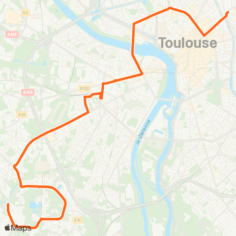 Tisséo Basso Cambo / Marengo - SNCF map