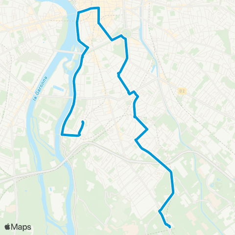 Tisséo Empalot / Université Paul Sabatier map