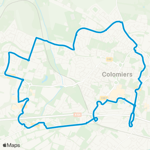 Tisséo Colomiers Gare SNCF / Colomiers Gare SNCF map