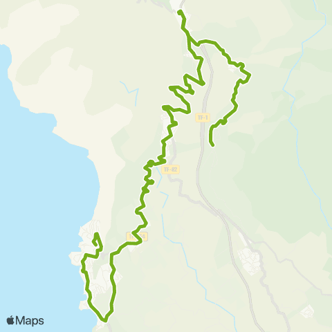 TITSA Arguayo los Gigantes map