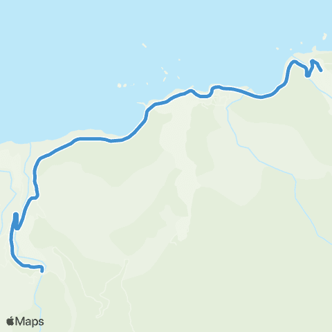 TITSA Azanos Playa de Almaciga Benijo map