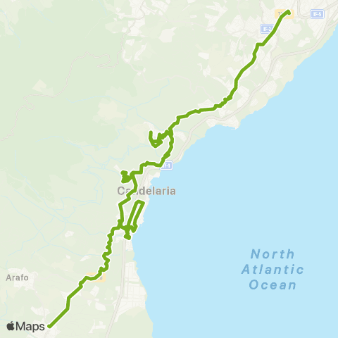 TITSA Güimar Candelaria por Tf28 map