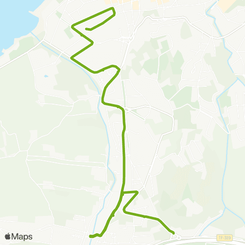 TITSA Plaza Reyes Católicos Plaza del Charco Mercado la Vera map